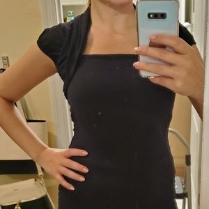 Black dress top size small
